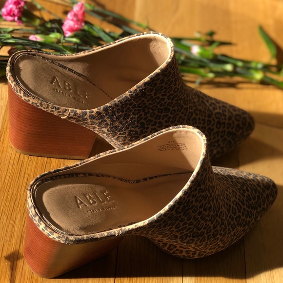 Rojas Mule in Napa Leopard by ABEL size 9 - Picture 7 of 16